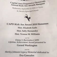 CAPD Kick Ass Awards 2018 Honoree - Judge Yvonne Williams
